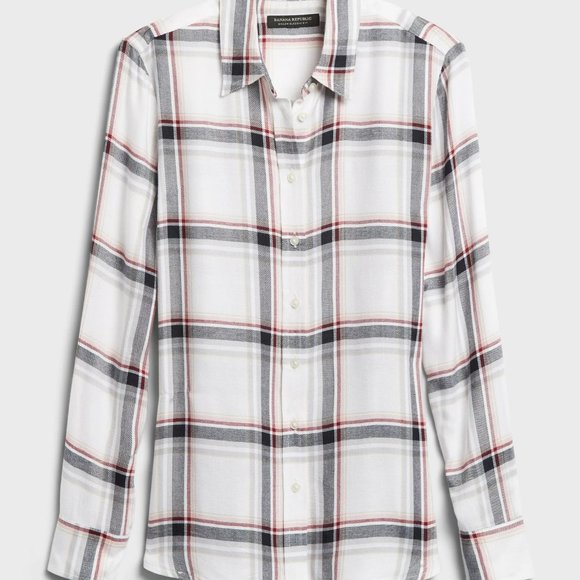 Banana Republic Dillon Classic Fit Flannel Shirt - Picture 2 of 8